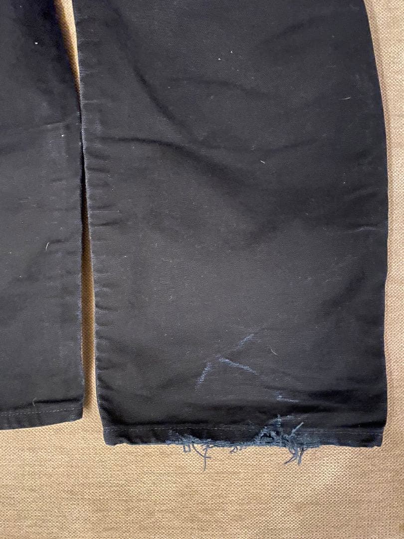 カーハート ダブルニー パンツ ブラック 黒　36×30 W36