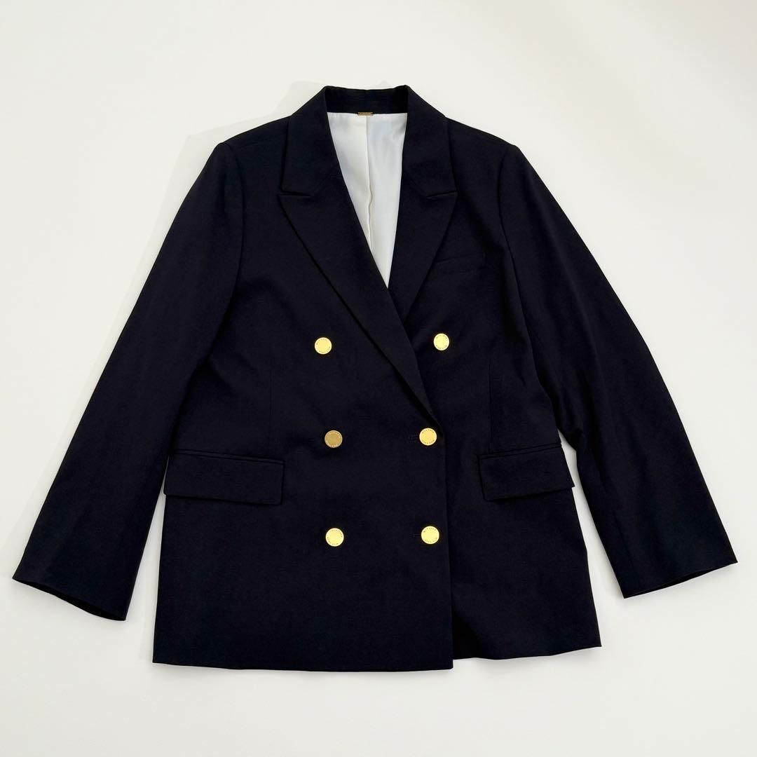 24SS✨Mila Owen 金釦ダブルブレストオーバージャケット