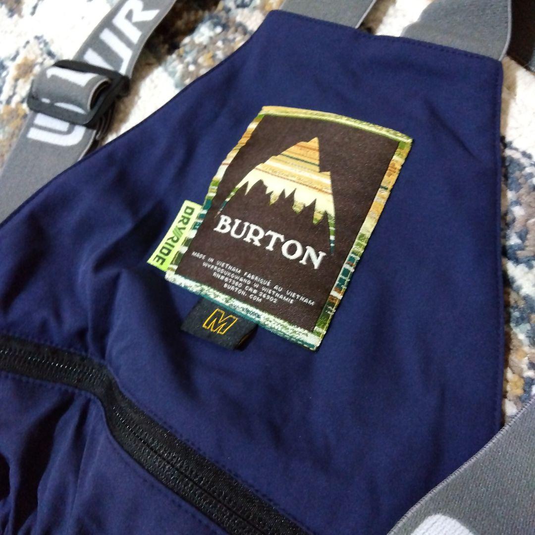 Burton ネイビー レディース　M-L　サスペンダー取外可能　スノーボード