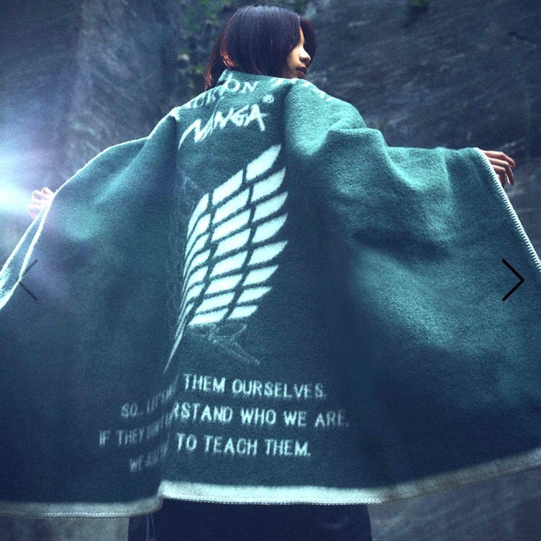 新品　進撃の巨人 NANGA FLAME RESISTANT ブランケット