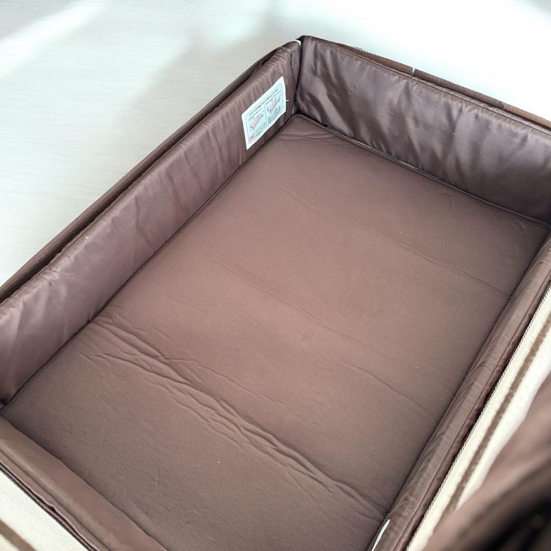 【最上位・美品】Aprica ココネルエアープラスAB ブラウン ベビーベッド