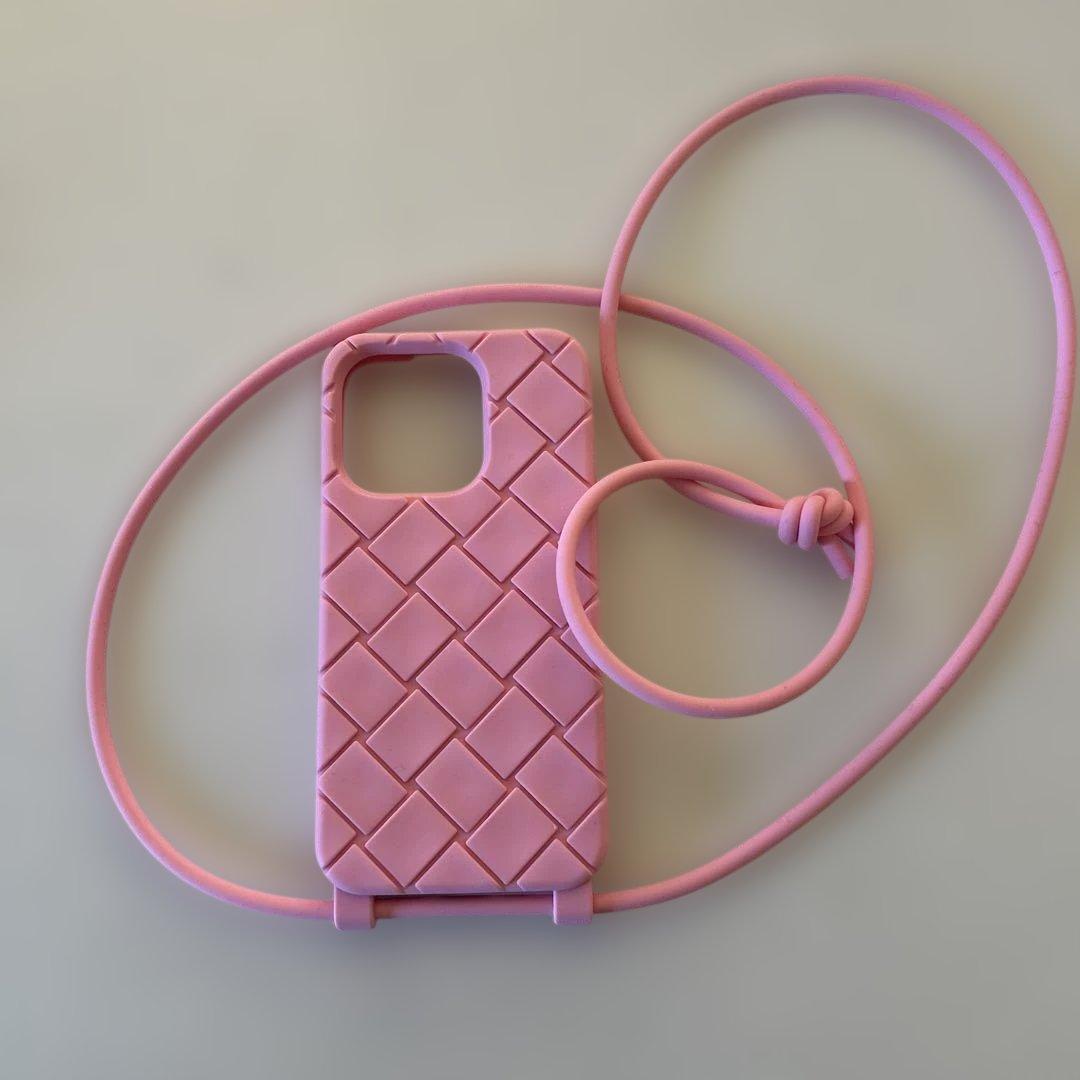 Bottega Veneta ピンク シリコンケース
