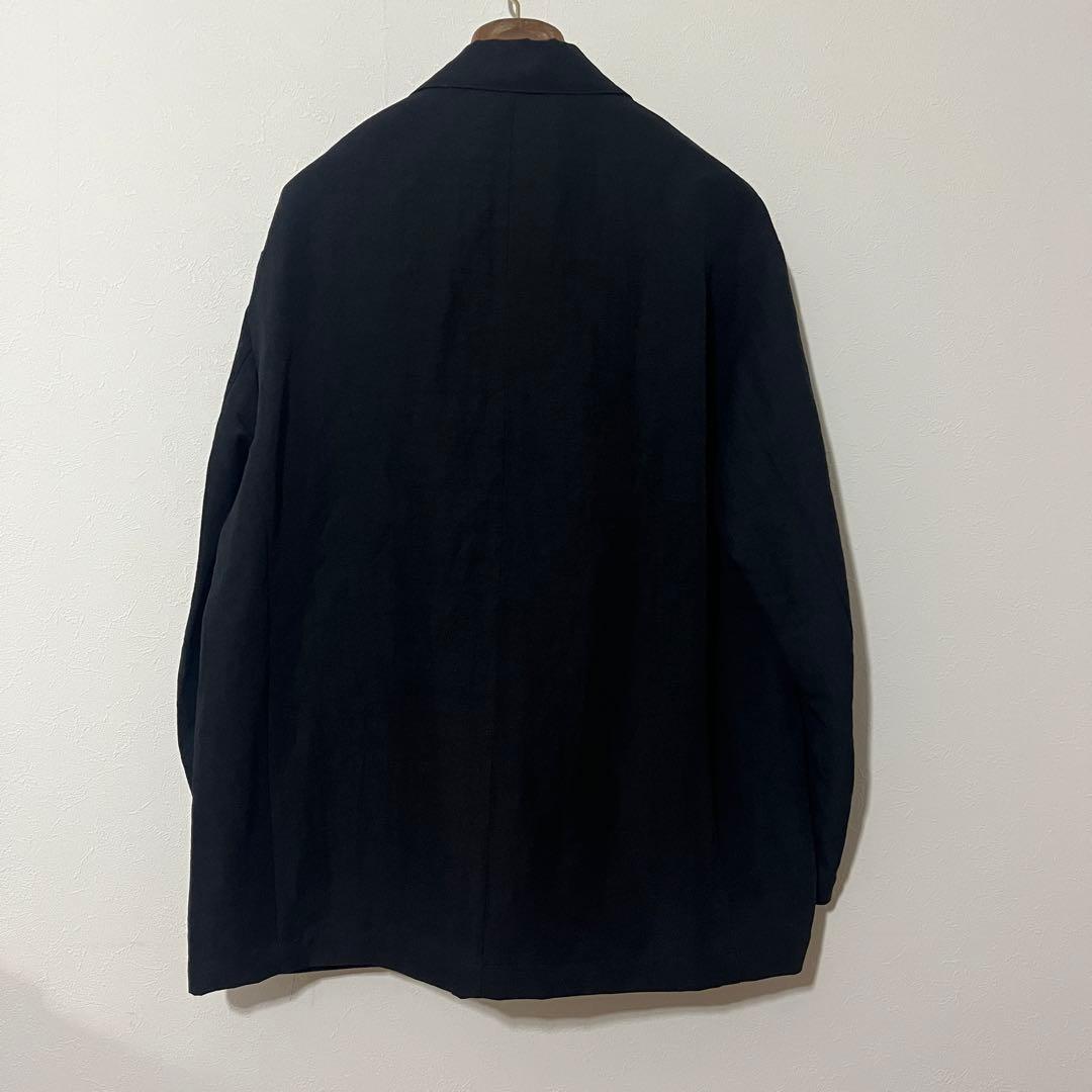 新品未使用　定価¥70400 ssstein テーラードジャケットリネンブラック