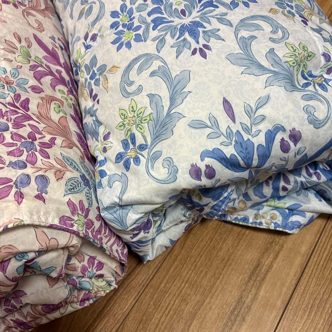 【美品】モリリン 洗える ダウンケット シングルロング 2枚セット