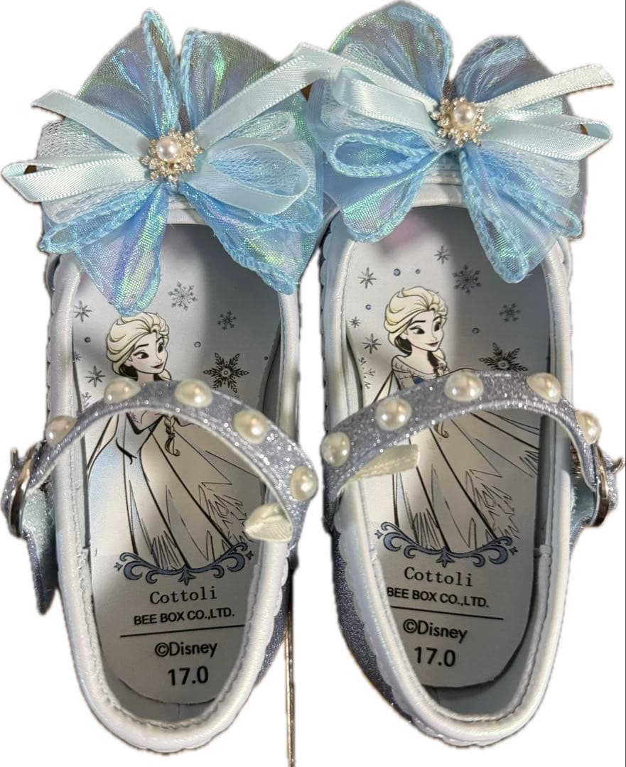 Cottoli シンデレラ 水色ドレス 100 靴17㎝カチューシャ