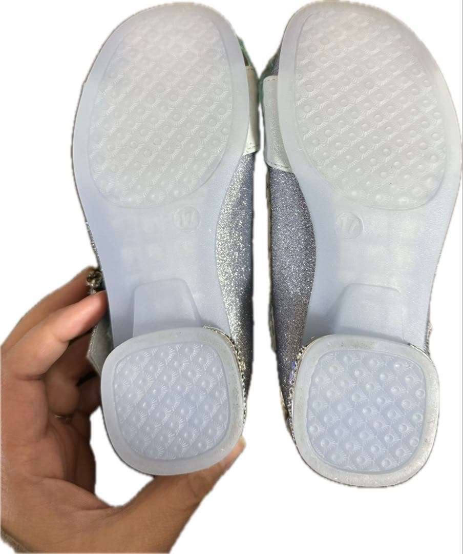 Cottoli シンデレラ 水色ドレス 100 靴17㎝カチューシャ