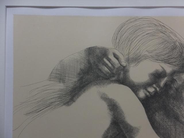 エミリオ・グレコ　直筆サイン『COMMIATO No21』エッチング 0801S