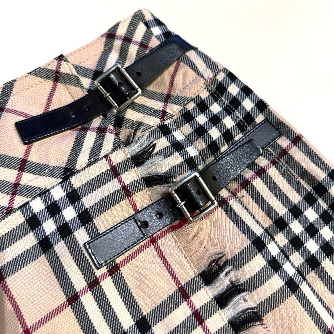 BURBERRY BLUE LABEL チェックプリーツスカート 36