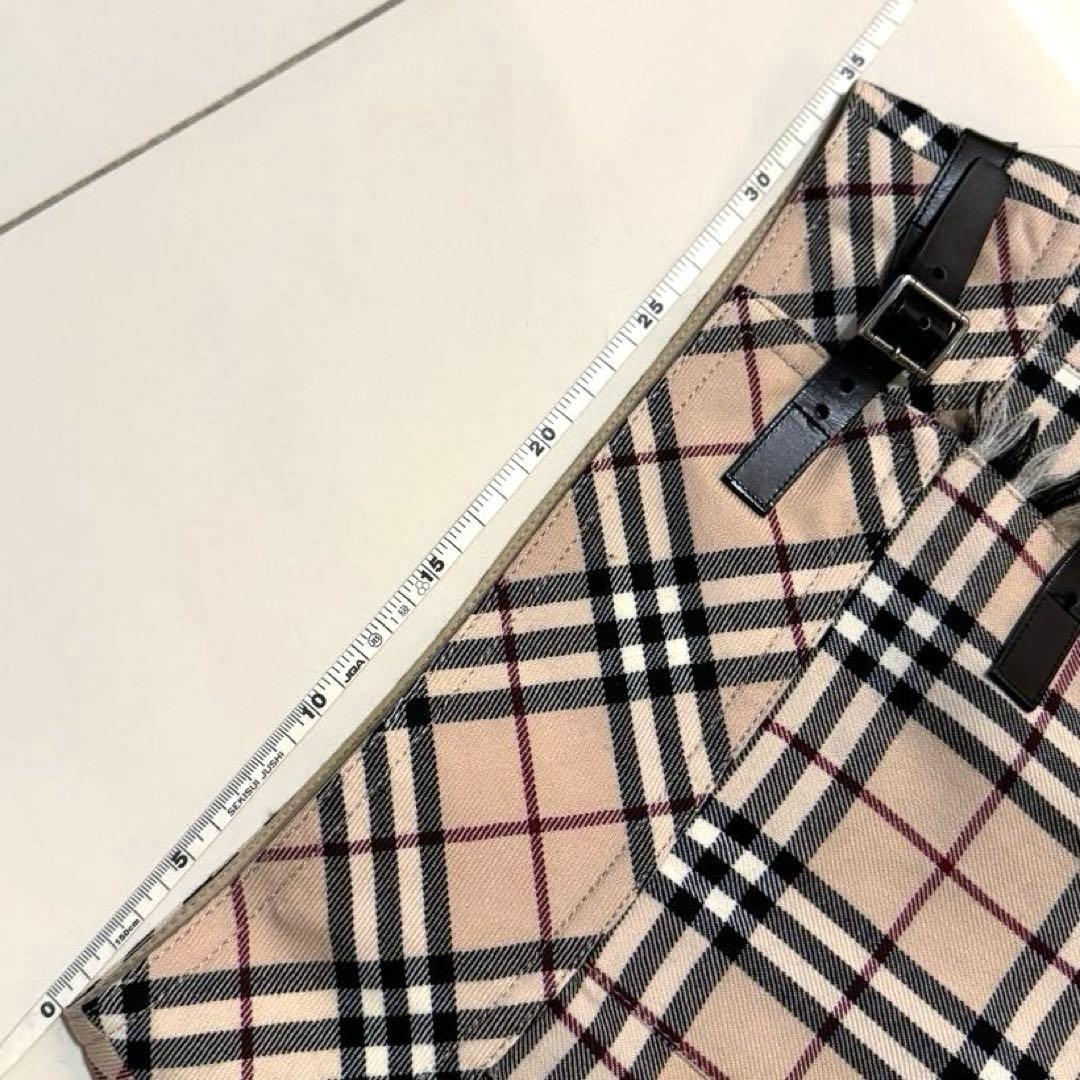 BURBERRY BLUE LABEL チェックプリーツスカート 36