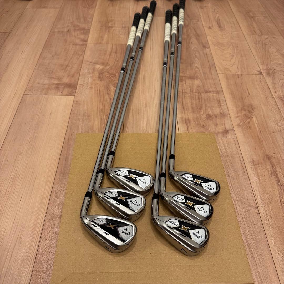 美品！Callaway キャロウェイX Hotアイアン6本セット!