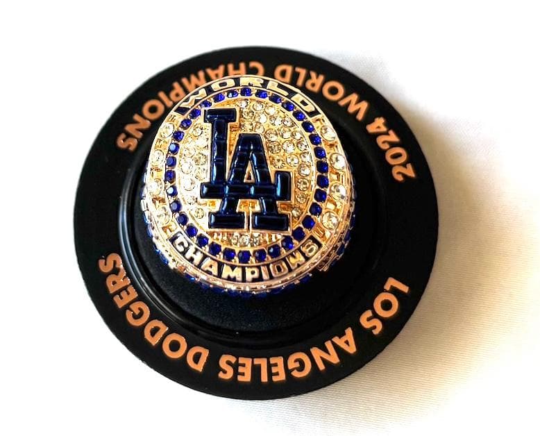 セット☆大谷翔平 チャンピオンリング/ボールペン2本/ 8/6冊子付 ドジャース