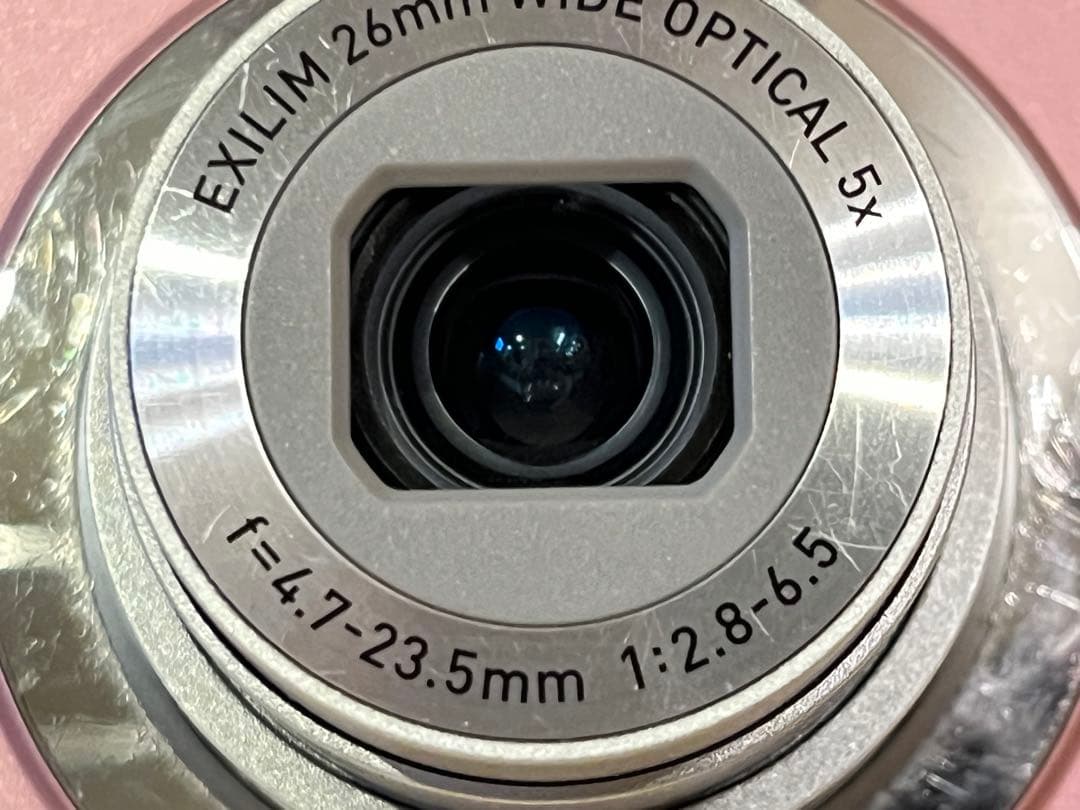完動品 CASIO EXILIM EX-ZS5 ピンク コンデジ #26019