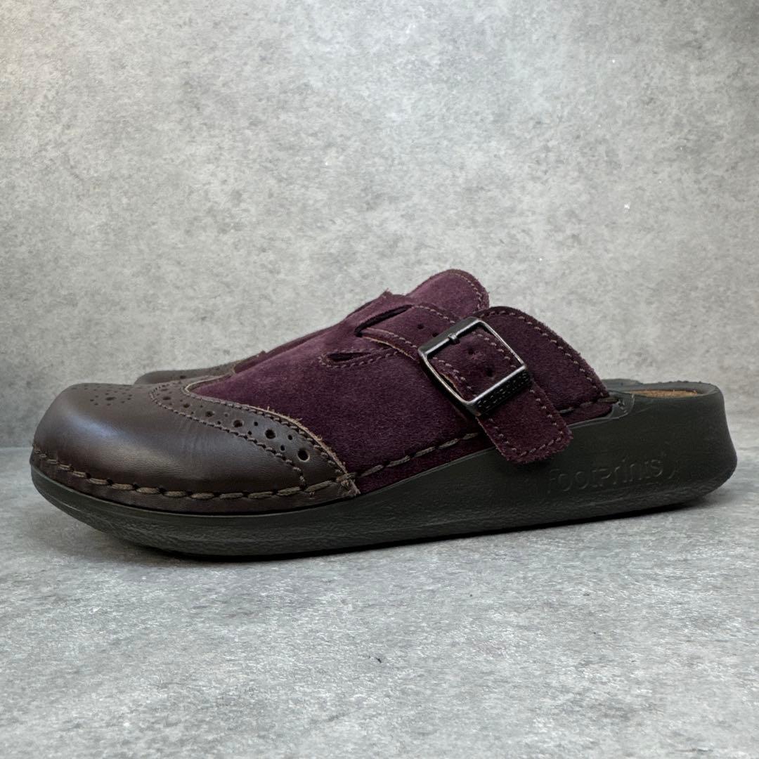 未使用級！BIRKENSTOCK フットプリンツ　ピカデリー　レザーサボサンダル