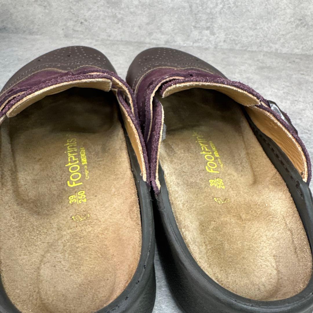 未使用級！BIRKENSTOCK フットプリンツ　ピカデリー　レザーサボサンダル