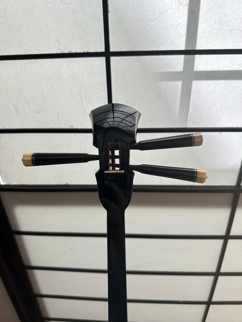 u*e様 銘入真壁型三線 高級黒木材