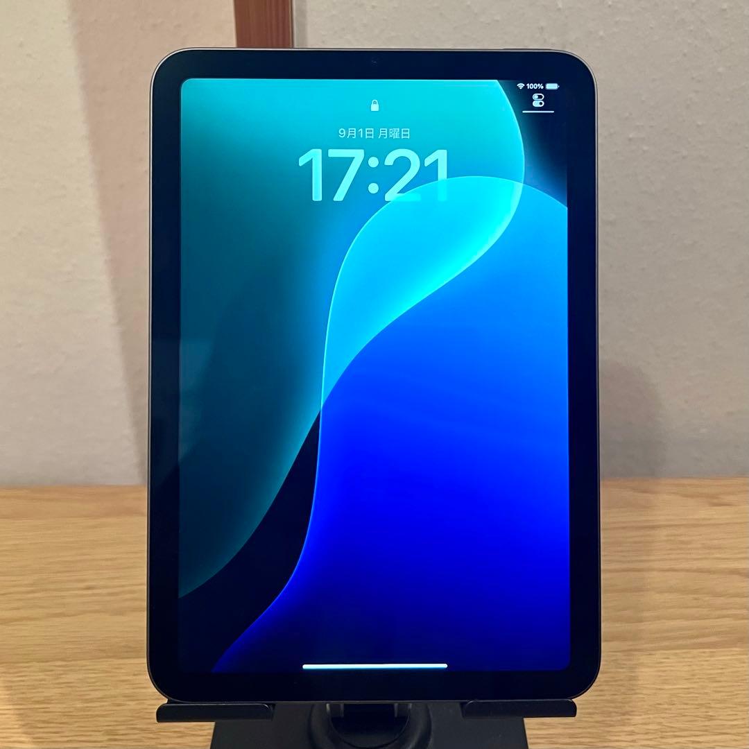 【美品】iPad mini 6 Wi-Fi 64GB (最大充電容量100%)