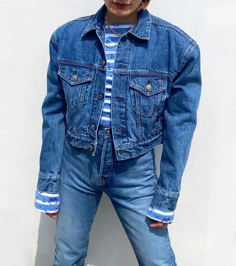 HOLIDAY SHOULDER DENIM JACKET デニムジャケット