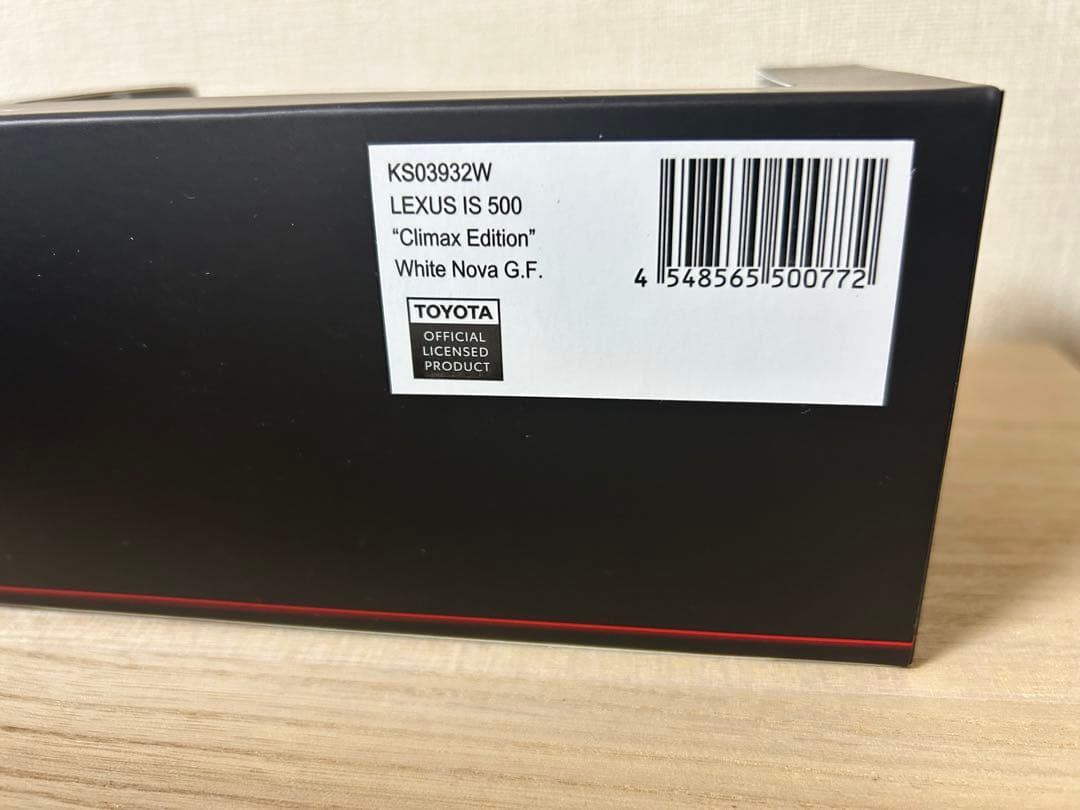 京商 1/43 Lexus IS 500 Climax Edition ホワイト