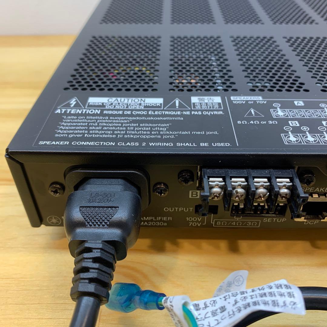 YAMAHA MA2030a 完動品 コンパクト パワーアンプ マイク 入力