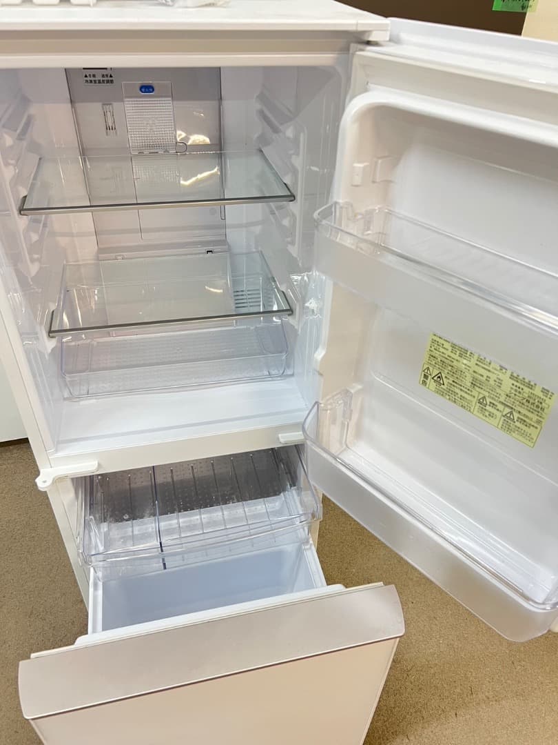 2018年式 137L シャープ 冷蔵庫 SJ-GD14D-W