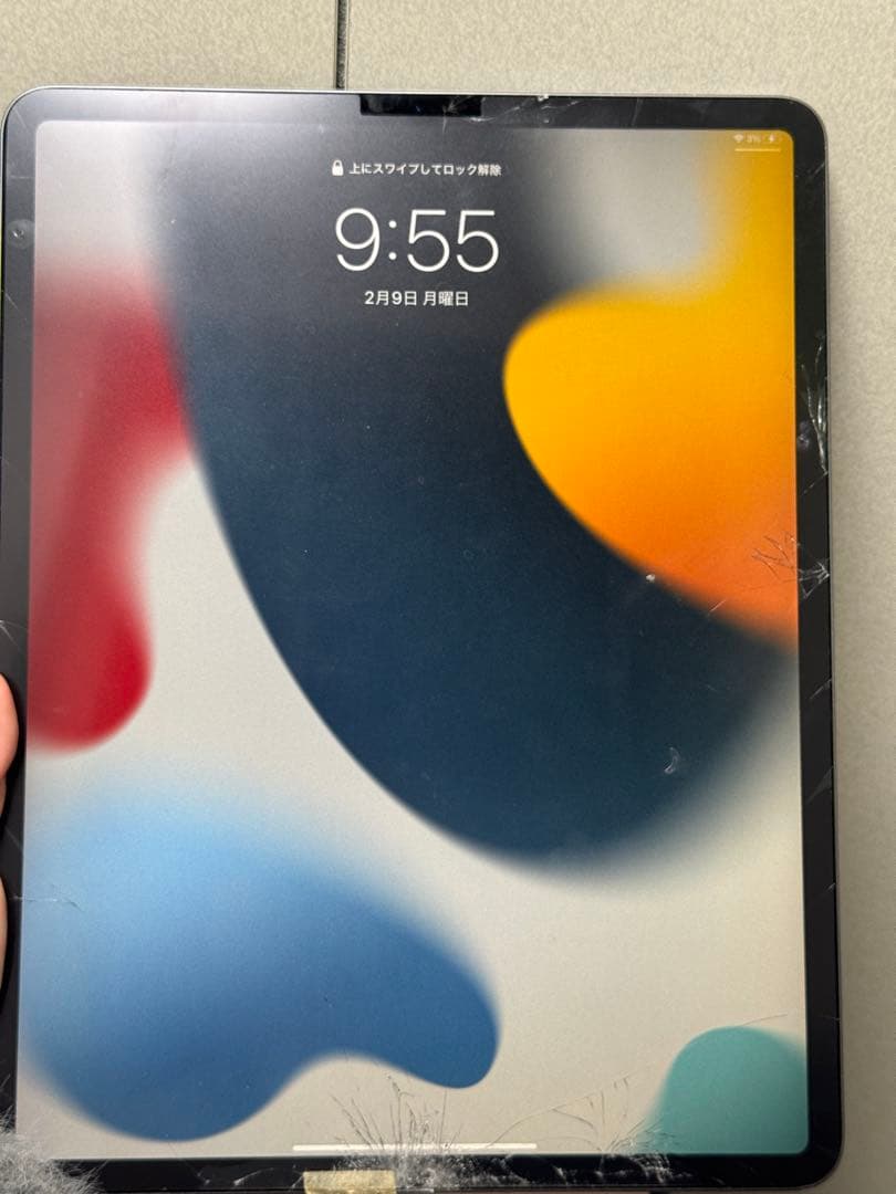 iPad Pro 12.9 第3世代 256GB 画面割れ ジャンク 動作確認済
