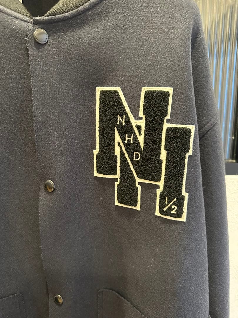 新品未使用　N.HOOLYWOOD 別注レタードメルトンスタジアムジャンパー