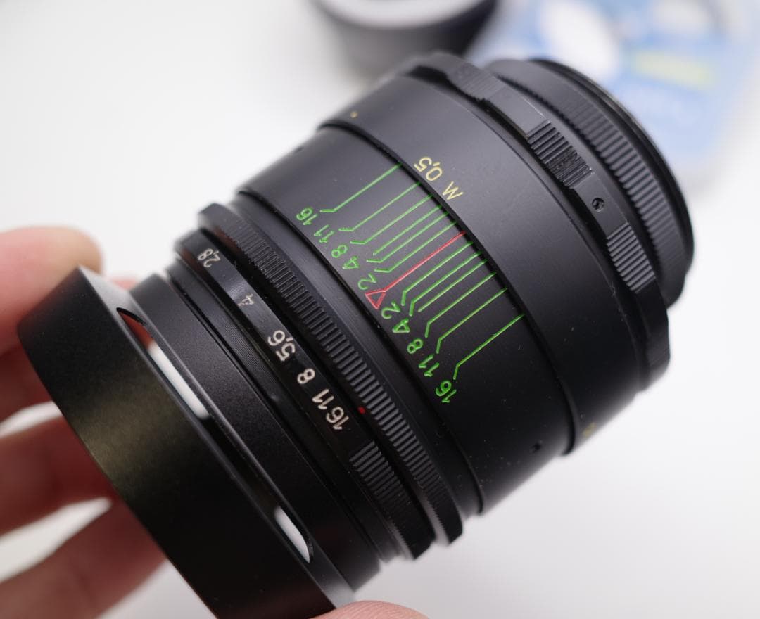 68 未使用　ぐるぐるボケレンズ　ヘリオス　44-2　M42アダプター付