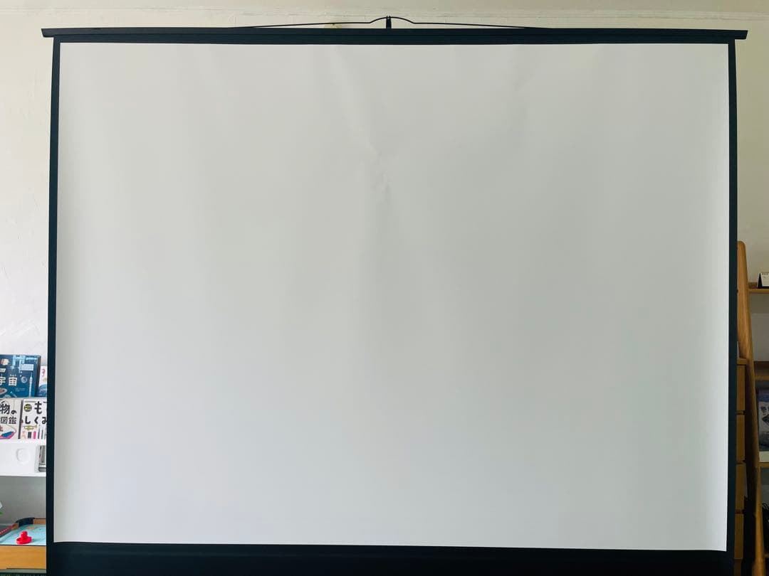 プロジェクタースクリーン 100インチ PRS-Y100K 自立式 映像良好