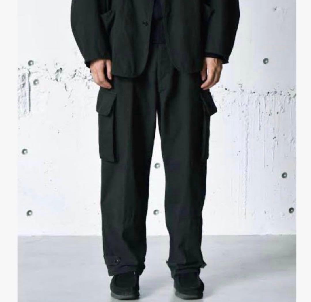 COMOLI コモリ ブラックワーク 6Pパンツ size:2