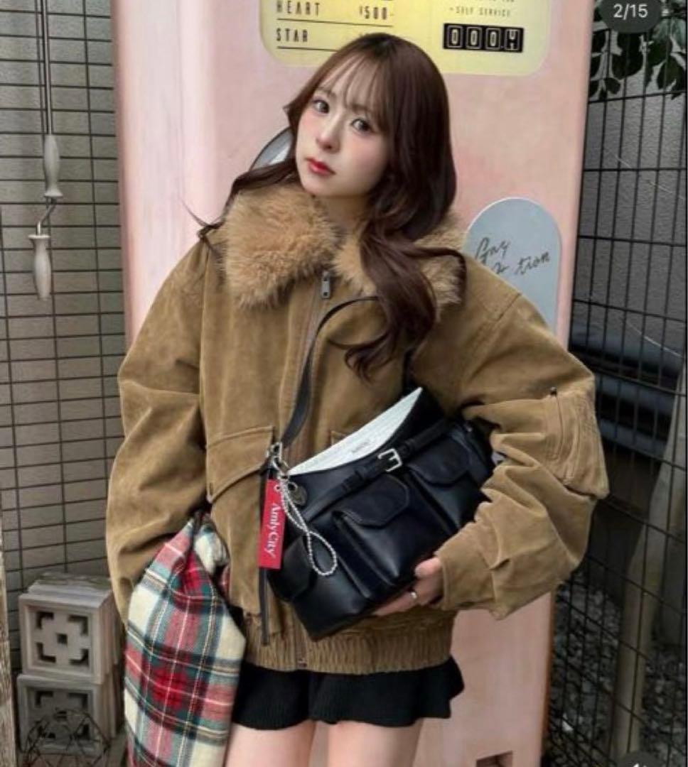 SLY WASHED PUFFER ブルゾン M/BEG