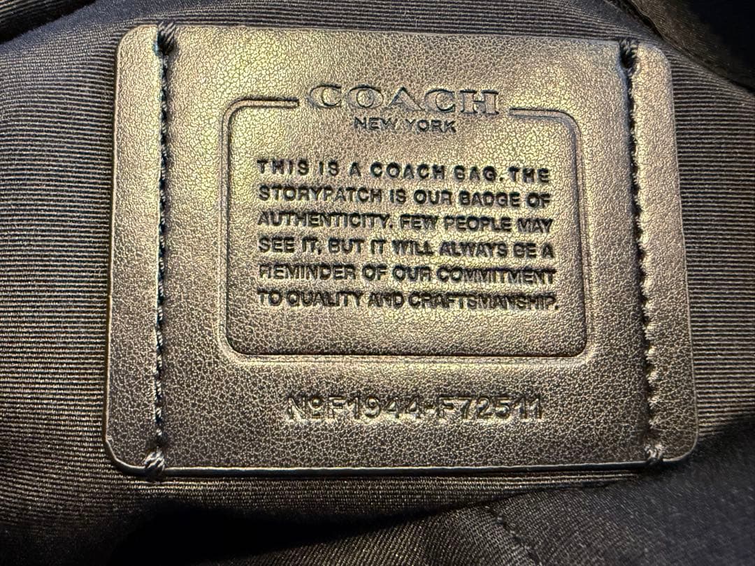 【美品・正規品】COACH ショルダーバッグ メンズ