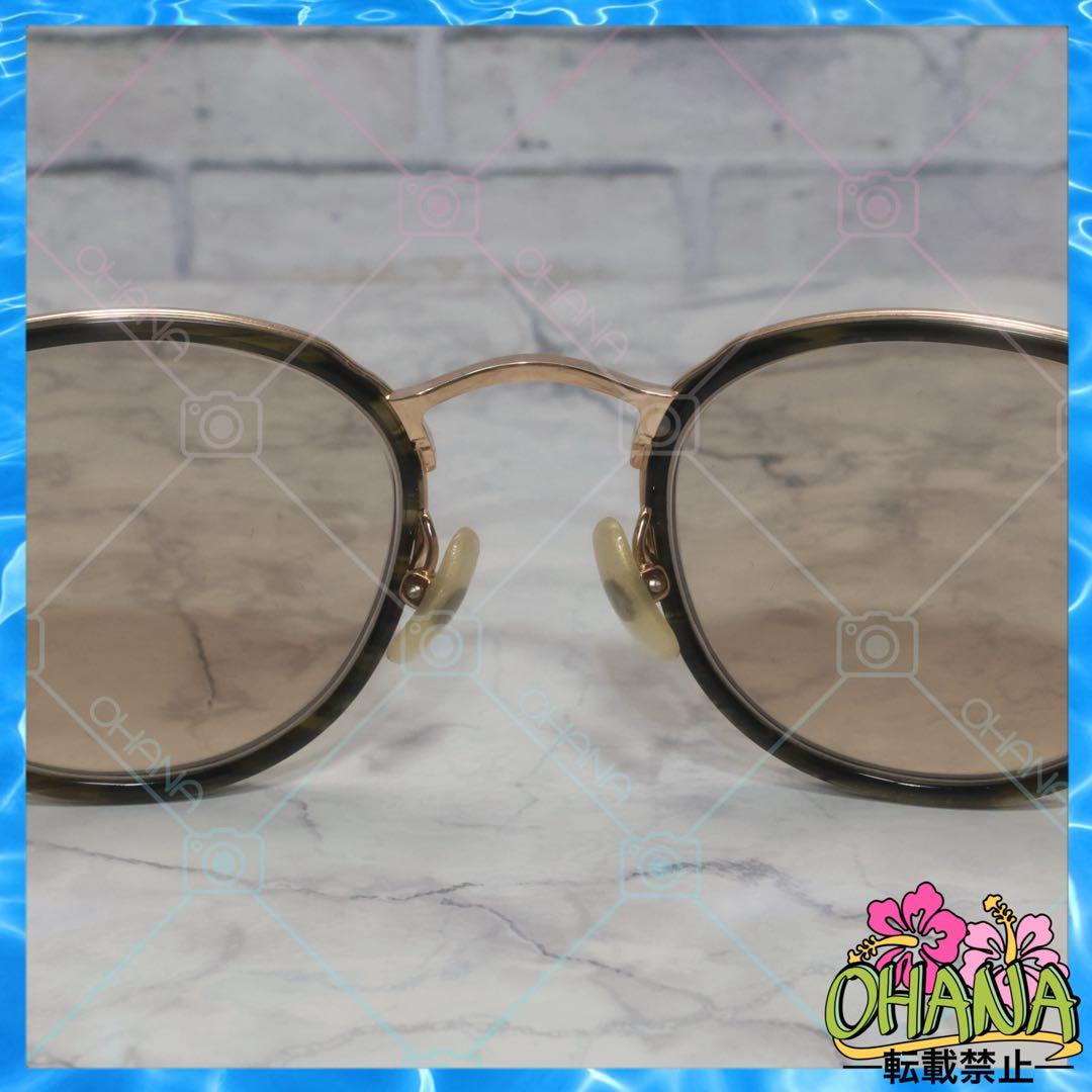 999.9／フォーナインズ M-43 ダークオリーブササ × ゴールド 眼鏡