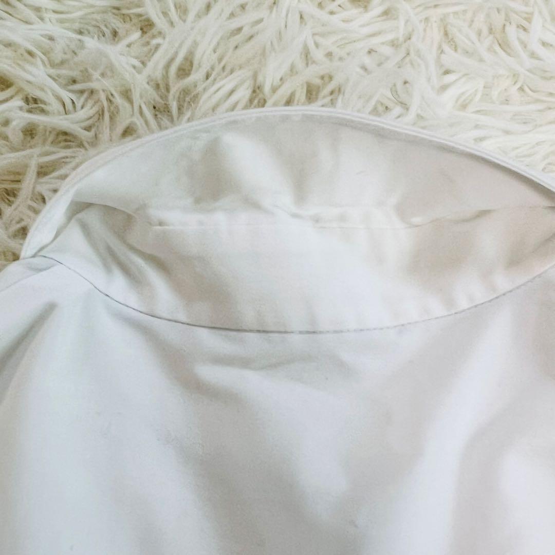 23ss エンフォルド スタンダードシャツ 白 比翼 長袖 mサイズ