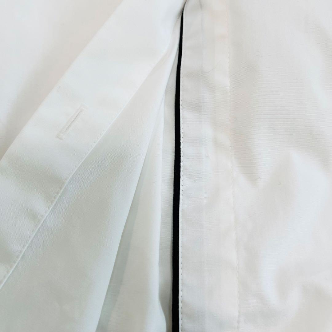 23ss エンフォルド スタンダードシャツ 白 比翼 長袖 mサイズ