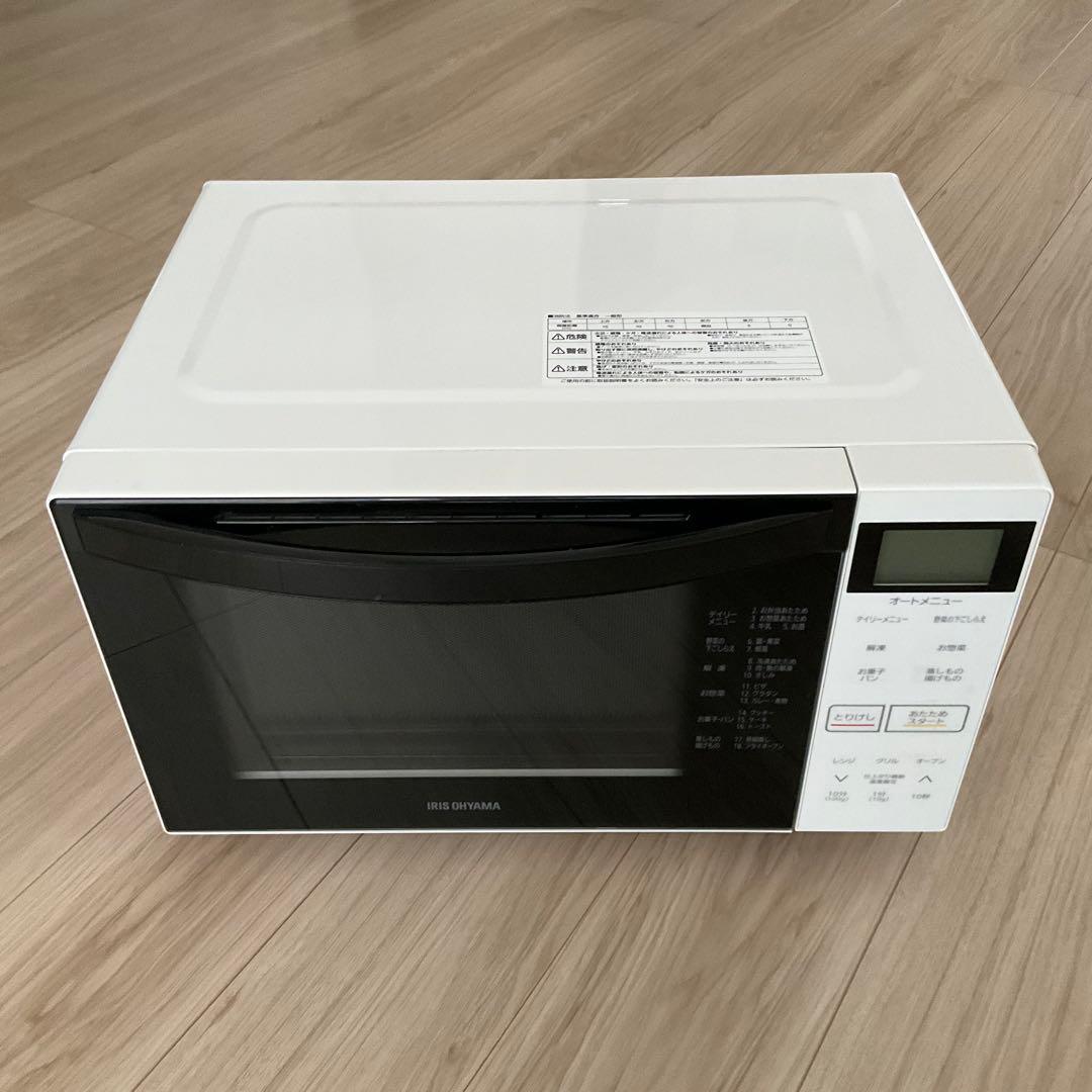 アイリスオーヤマ オーブンレンジ MO-F1807-W
