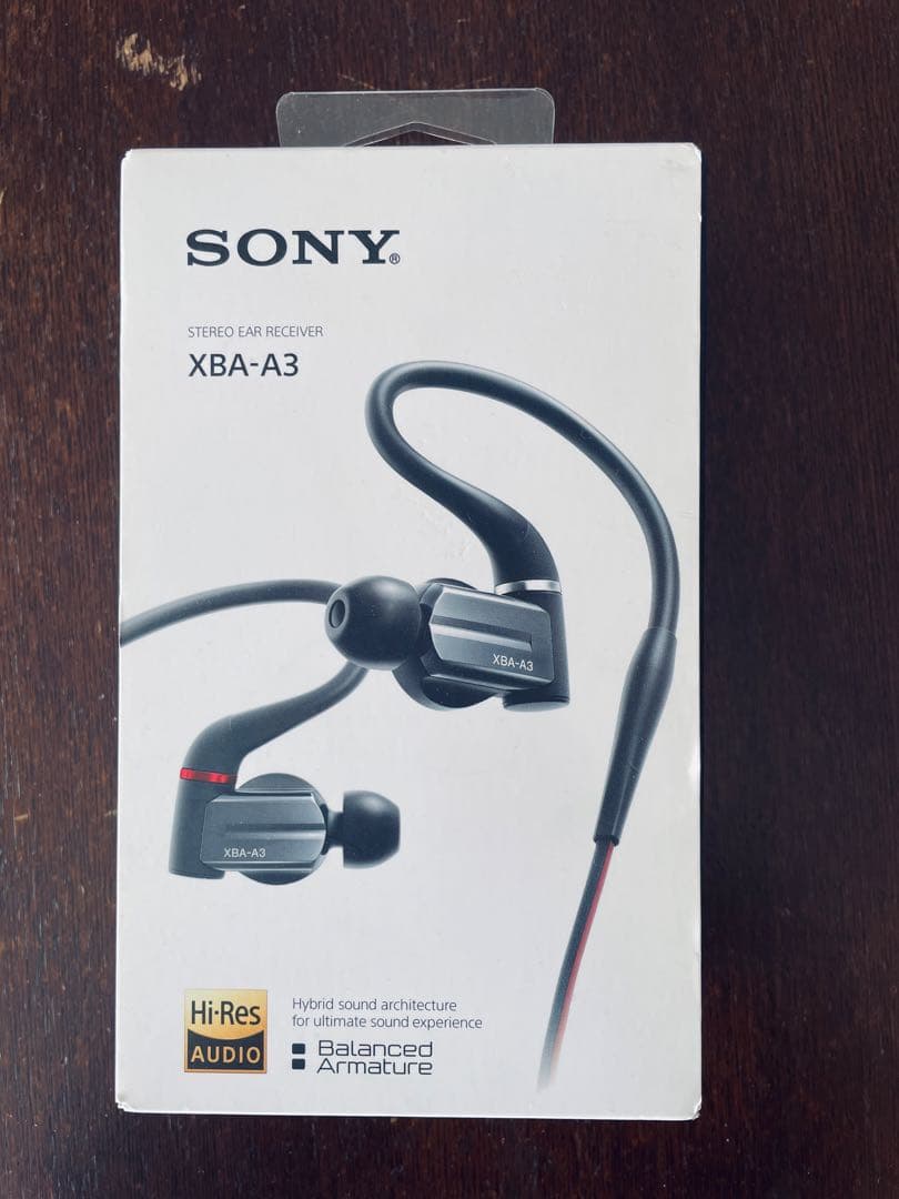 Sony XBA-A3　ステレオイヤーレシーバー