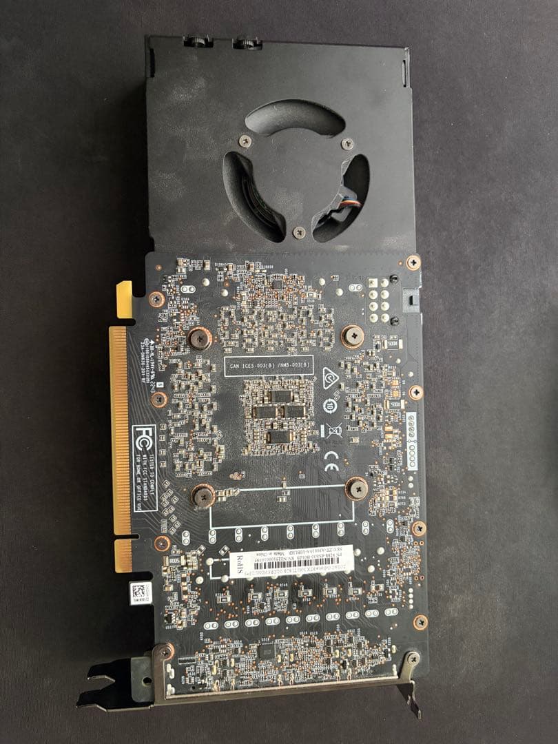 【ジャンク】ZOTAC RTX3060Ti GDDR6 ブラックアウト