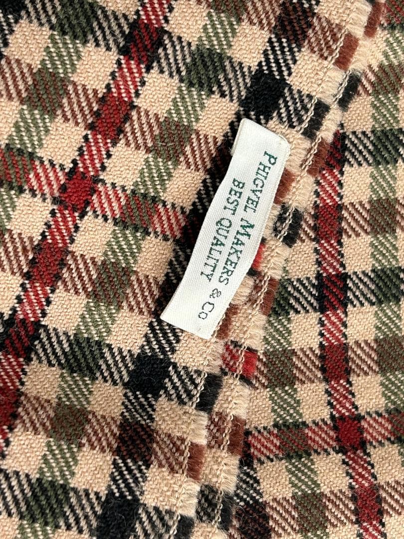 PHIGVEL CHECK STOLE ガンクラブ チェック ストール