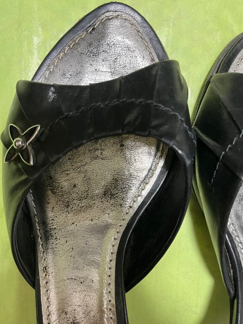 ルイ・ヴィトン　ミュール　ブラック　38