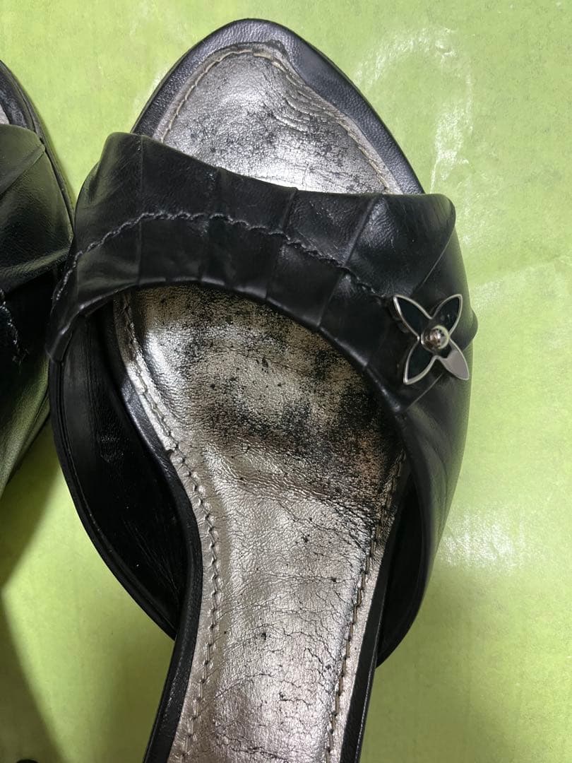 ルイ・ヴィトン　ミュール　ブラック　38