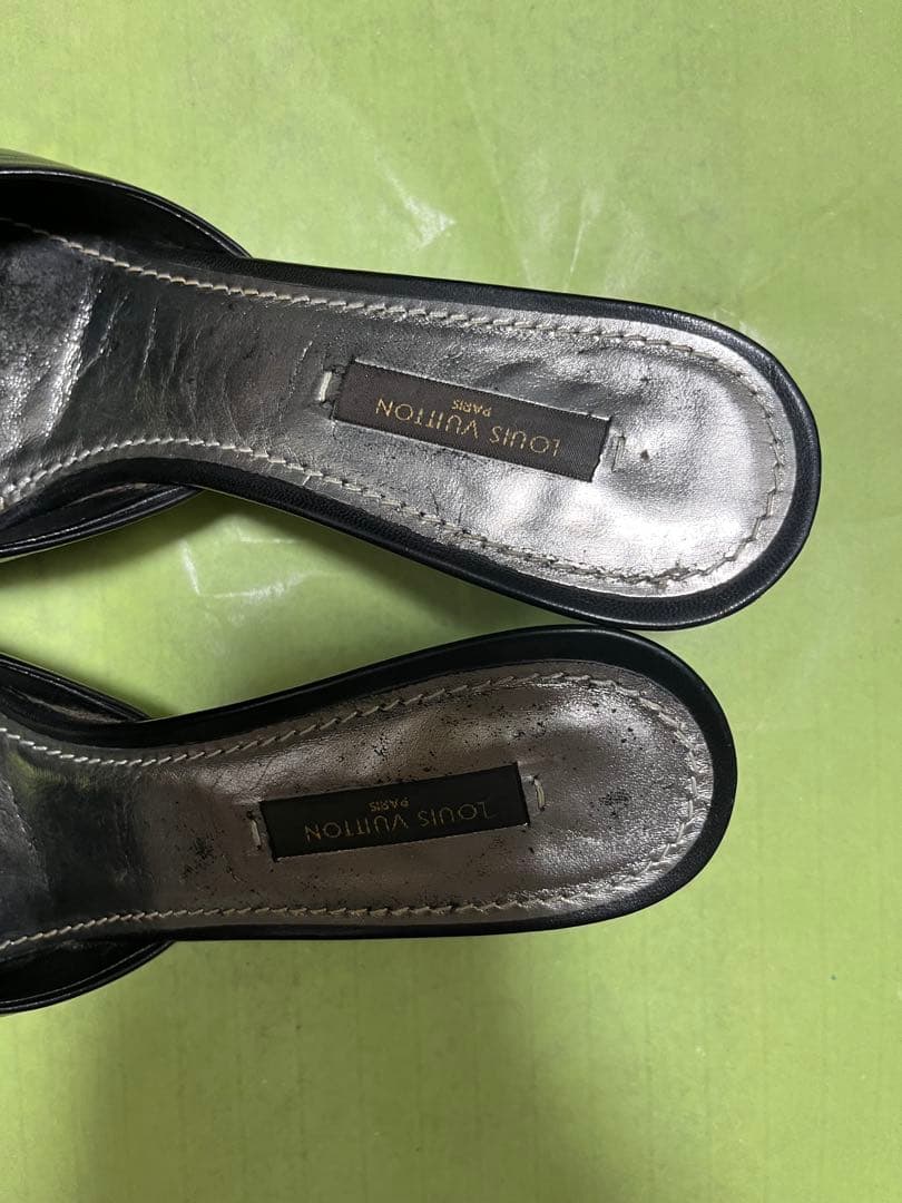 ルイ・ヴィトン　ミュール　ブラック　38