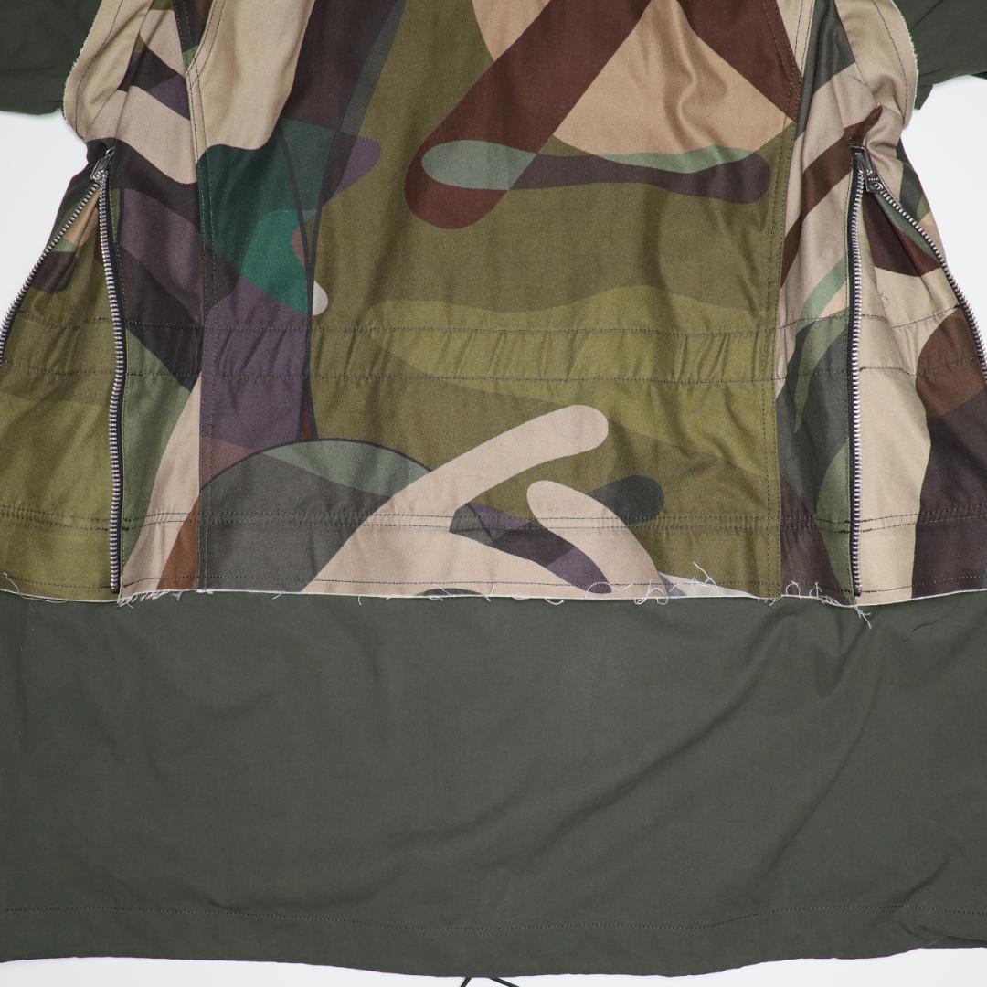 sacai × KAWS 新品 21AW 再構築 オーバーサイズ ジャケット 2