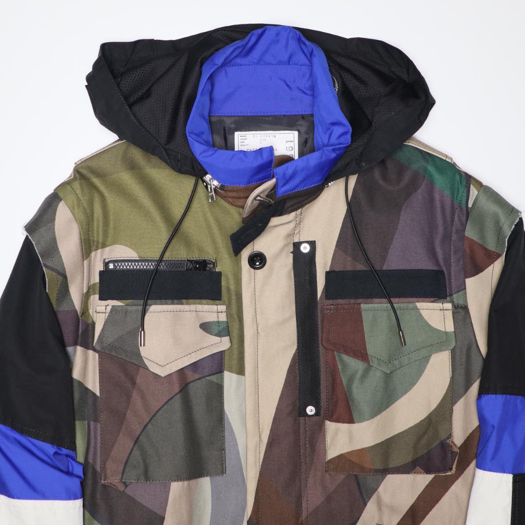 sacai × KAWS 新品 21AW 再構築 オーバーサイズ ジャケット 2