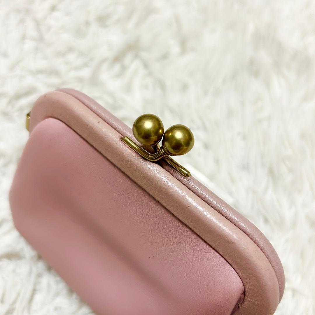 ⭐️現行・極美品⭐️コーチ キスロック がま口 ケース ポーチ ピンク