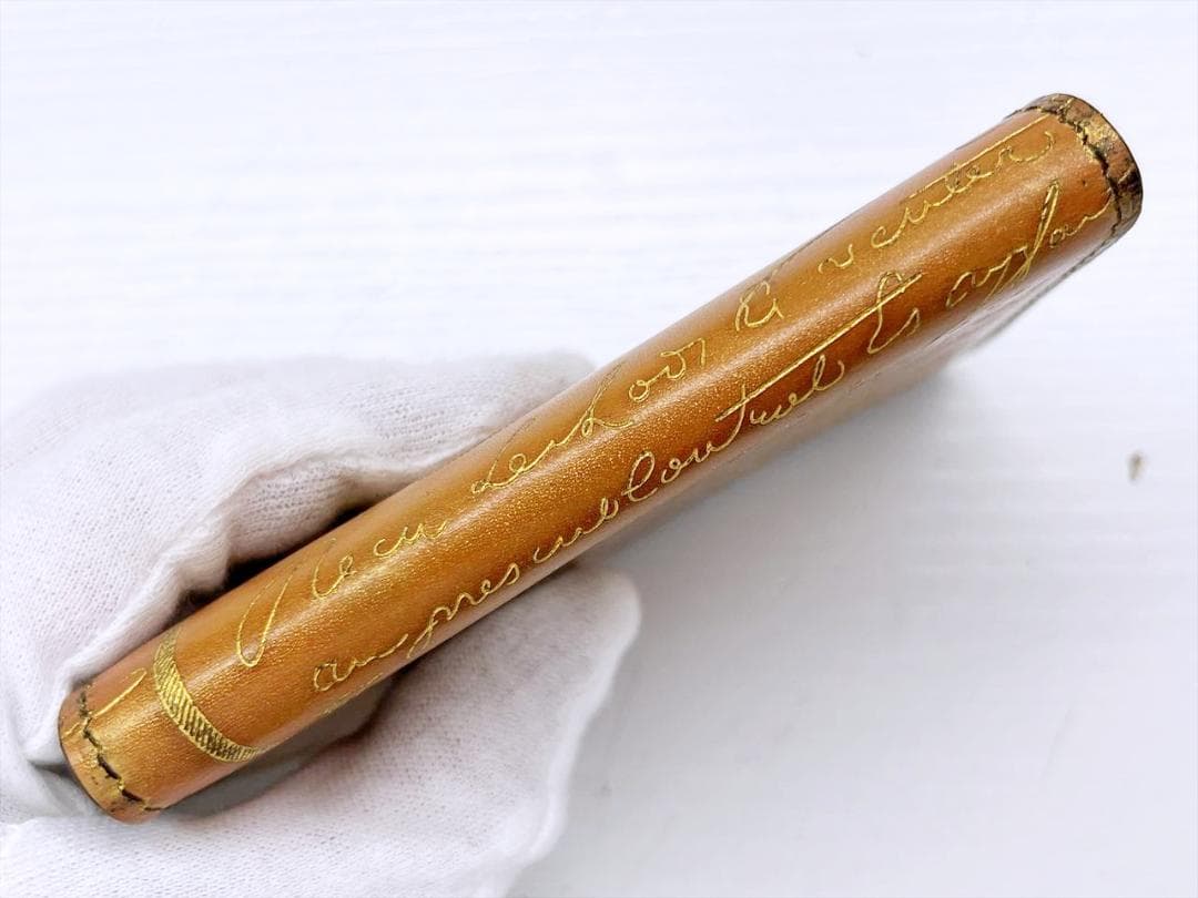 美品　ベルルッティ　インブイア　スクリットレザー　カードホルダー　名刺入れ