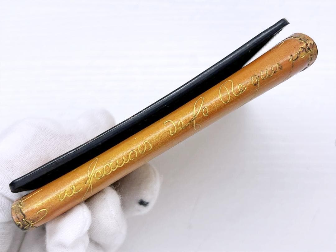 美品　ベルルッティ　インブイア　スクリットレザー　カードホルダー　名刺入れ