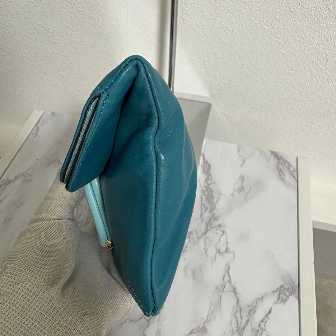 バッグ Coach Kisslock & Turnlock Hand Bag sky