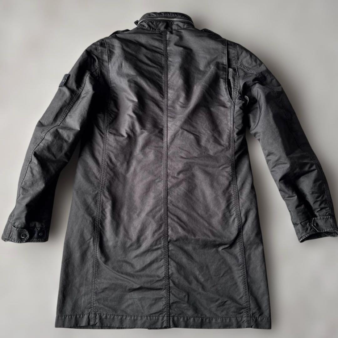 2009AW ストーンアイランド　モッズコート　ブラック　モード　大きめM