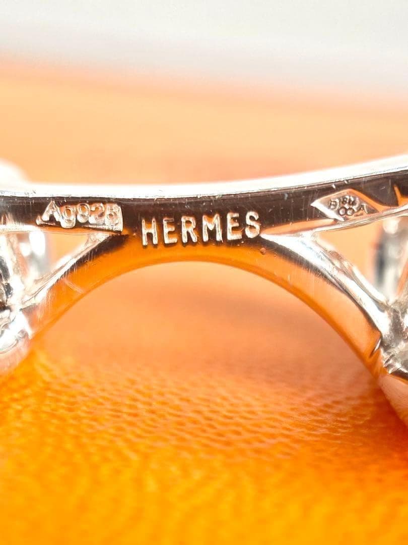 HERMES エルメス 925シルバー シェーヌダンクル カフリンクス カフス