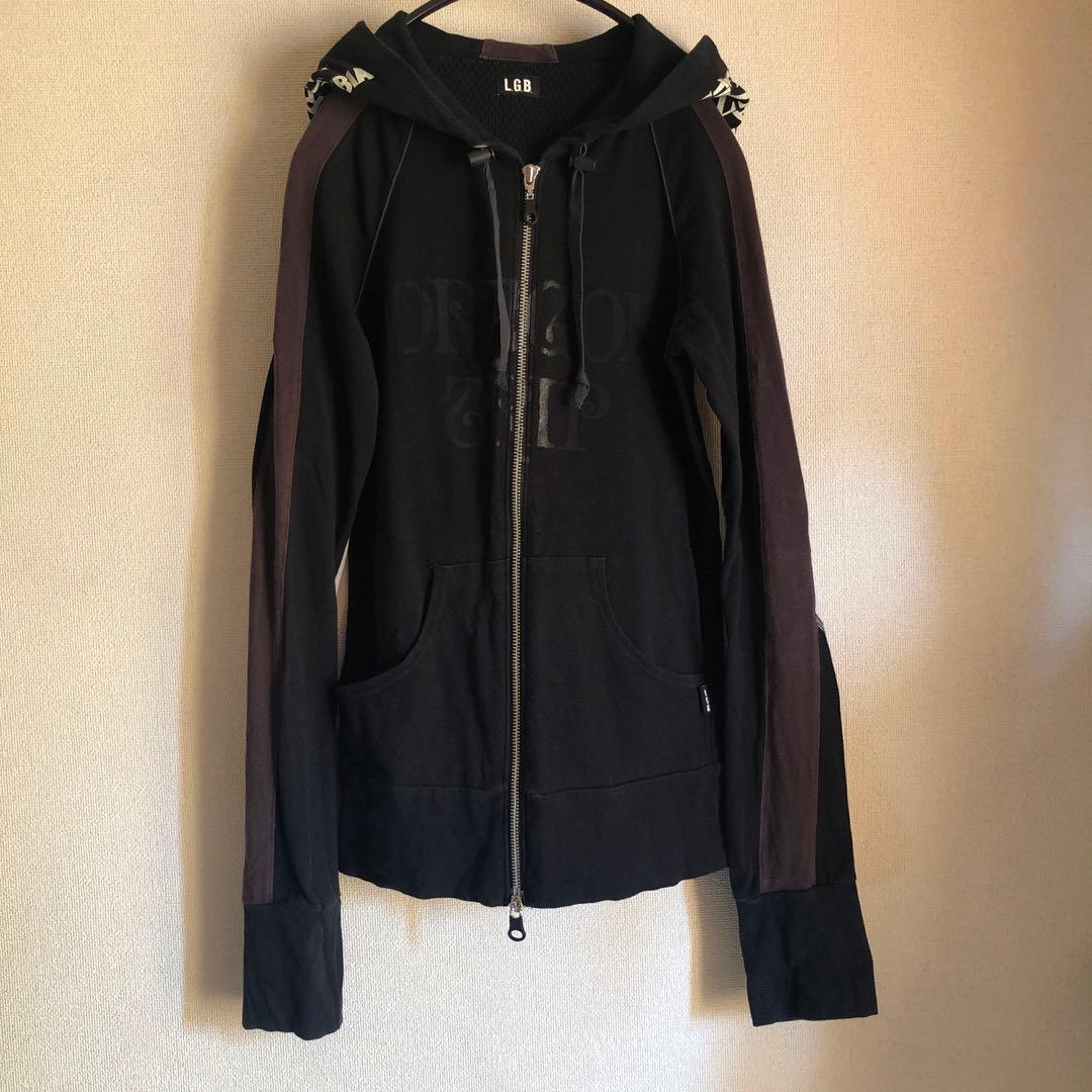 LGB黒パーカー　レディースsize1